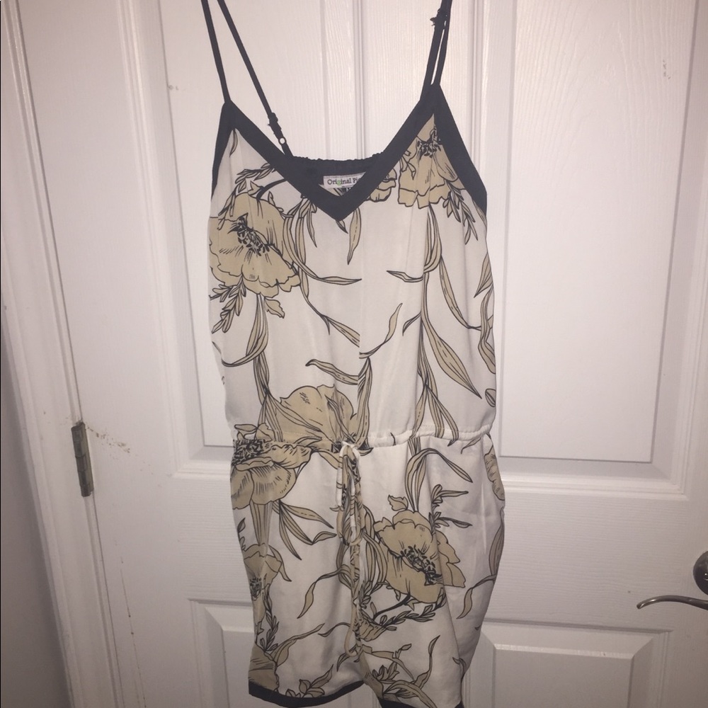 Floral romper size medium original piece